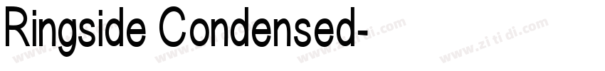 Ringside Condensed字体转换